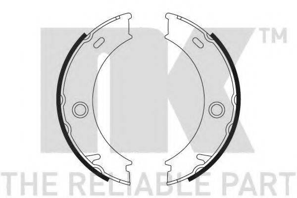 NK 2733678 Комплект гальмівних колодок, стоянкова гальмівна система