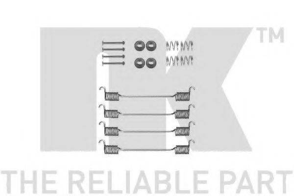 NK 7947524 Комплектуючі, гальмівна колодка