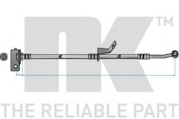 NK 853483 Гальмівний шланг