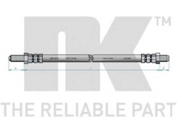 NK 852524 Гальмівний шланг