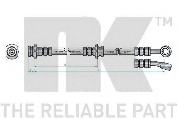 NK 852263 Гальмівний шланг