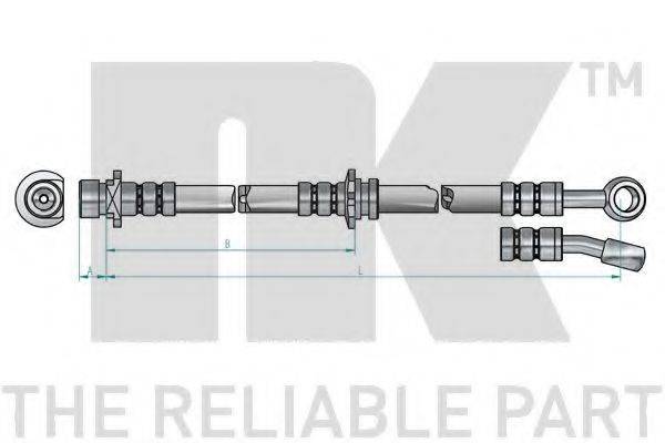 NK 852658 Гальмівний шланг