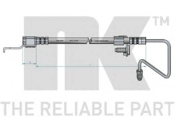 NK 8525100 Гальмівний шланг