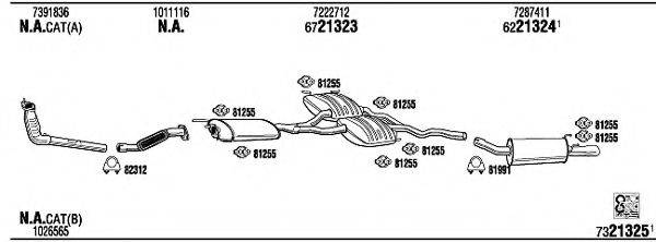 WALKER FO60432 Система випуску ОГ