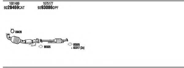 WALKER FOK24458BA Система випуску ОГ