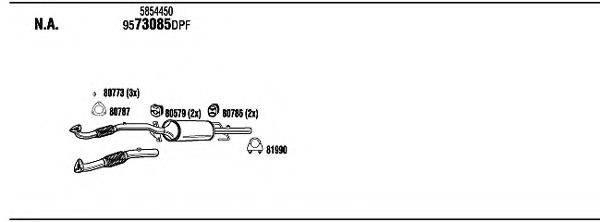 WALKER OPH09250B Система випуску ОГ