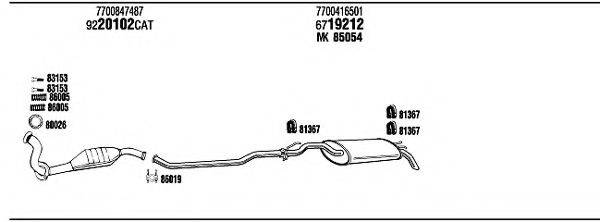 WALKER RET02132 Система випуску ОГ