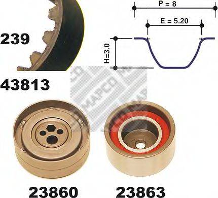 MAPCO 23813 Комплект ременя ГРМ