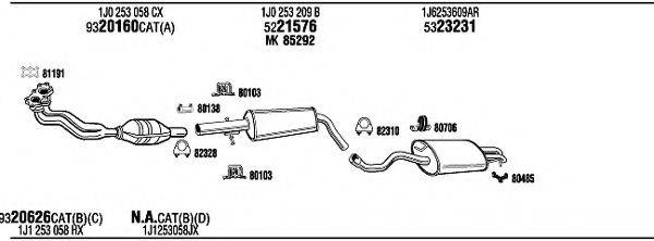 FONOS ADK05601 Система випуску ОГ