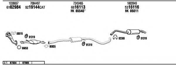 FONOS FO31501 Система випуску ОГ