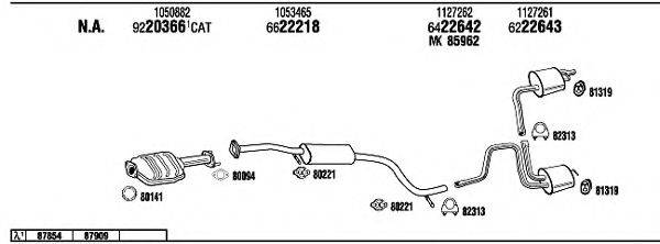 FONOS FO60072 Система випуску ОГ