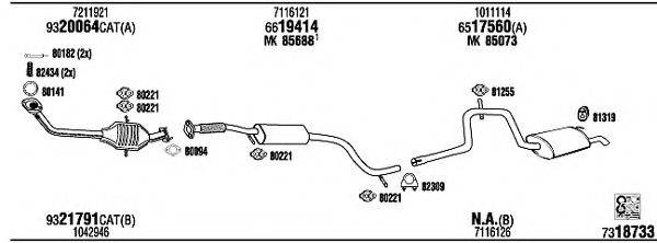 FONOS FO60094B Система випуску ОГ