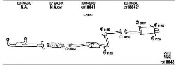 FONOS MA70302 Система випуску ОГ