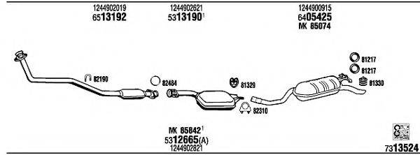 FONOS MB43307A Система випуску ОГ