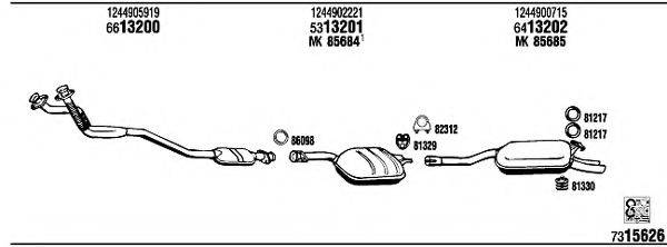 FONOS MB43311B Система випуску ОГ