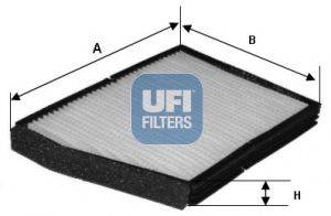 UFI 5313400 Фільтр, повітря у внутрішньому просторі