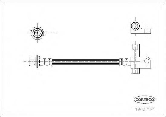 CORTECO 19032191 Гальмівний шланг