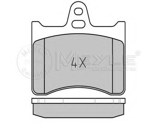 MEYLE 0252038915 Комплект гальмівних колодок, дискове гальмо
