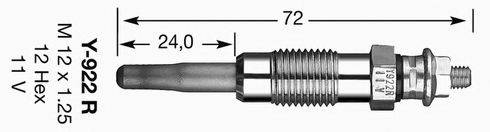 NGK 4356 Свічка розжарювання