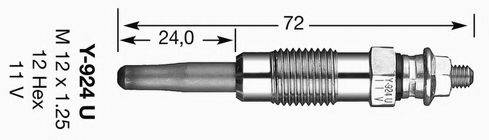 NGK 4950 Свічка розжарювання