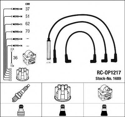 NGK 1689 Комплект дротів запалювання