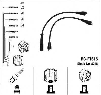 NGK 8218 Комплект дротів запалювання