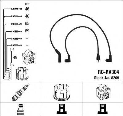 NGK 8269 Комплект дротів запалювання