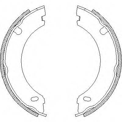 ROADHOUSE 469600 Комплект гальмівних колодок, стоянкова гальмівна система