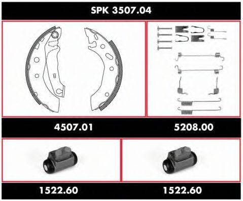 ROADHOUSE SPK350704 Комплект гальм, барабанний гальмівний механізм