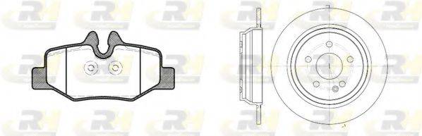 ROADHOUSE 8111000 Комплект гальм, дисковий гальмівний механізм