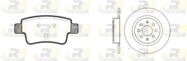 ROADHOUSE 8119800 Комплект гальм, дисковий гальмівний механізм