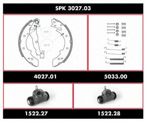 REMSA SPK302703 Комплект гальм, барабанний гальмівний механізм