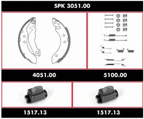 REMSA SPK305100 Комплект гальм, барабанний гальмівний механізм