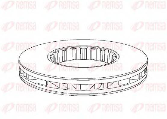 REMSA NCA116120 гальмівний диск