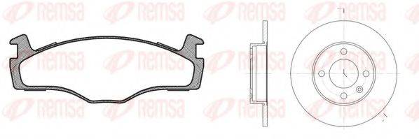 REMSA 817103 Комплект гальм, дисковий гальмівний механізм