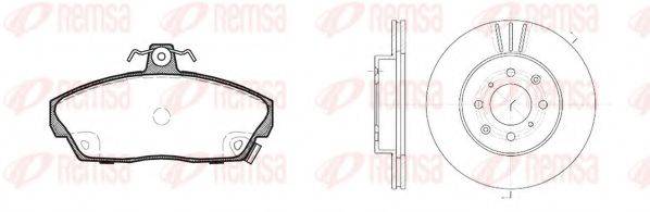 REMSA 833701 Комплект гальм, дисковий гальмівний механізм