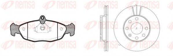 REMSA 839302 Комплект гальм, дисковий гальмівний механізм