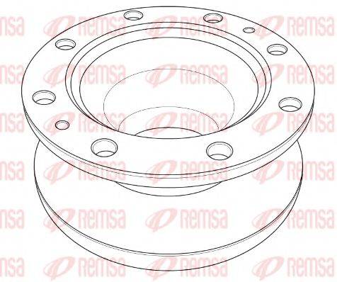 REMSA NCA120410 гальмівний диск