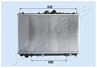 JAPANPARTS RDA163026 Радіатор, охолодження двигуна