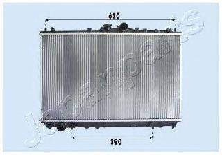 JAPANPARTS RDA163027 Радіатор, охолодження двигуна