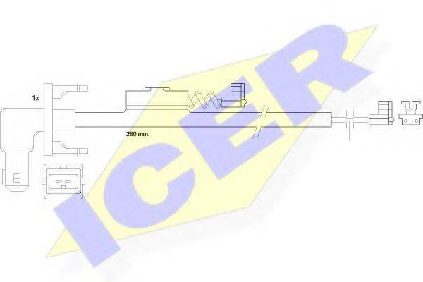 ICER 610288C Сигналізатор, знос гальмівних колодок