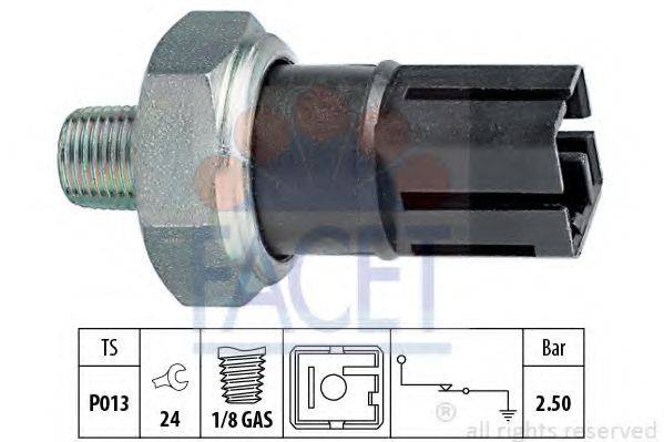 FACET 70160 Датчик тиску масла