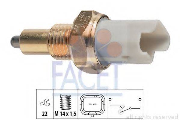 FACET 76217 Вимикач, фара заднього ходу