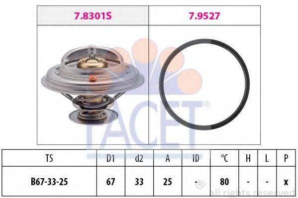 FACET 78301 Термостат, охолоджуюча рідина