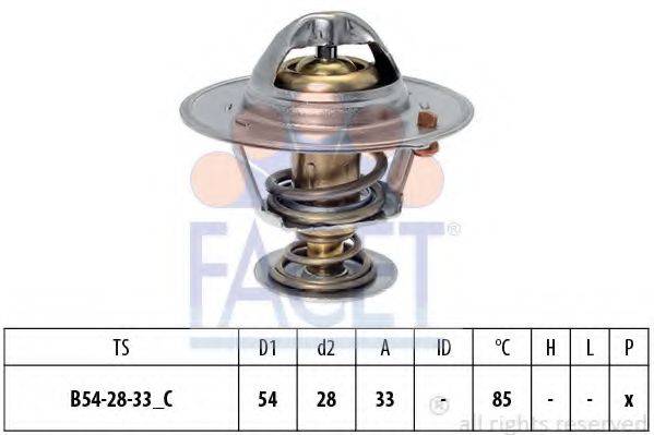 FACET 78837S Термостат, охолоджуюча рідина