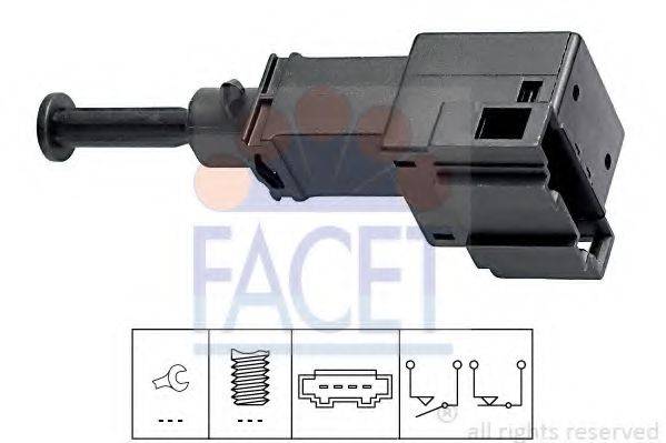 FACET 71151 Вимикач ліхтаря сигналу гальмування