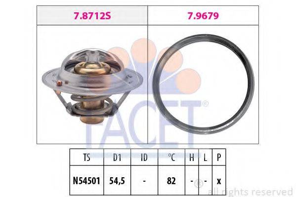 FACET 78712 Термостат, охолоджуюча рідина