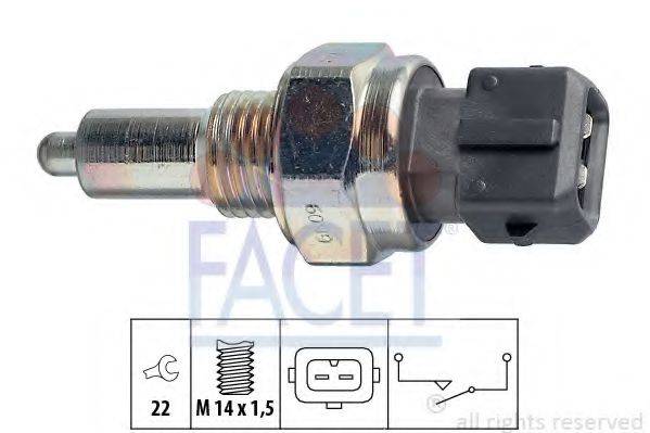 FACET 76099 Вимикач, фара заднього ходу