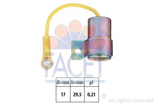 FACET 00288 Конденсатор, система запалювання