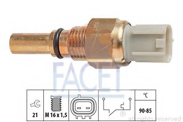 FACET 75267 Термивимикач, вентилятор радіатора